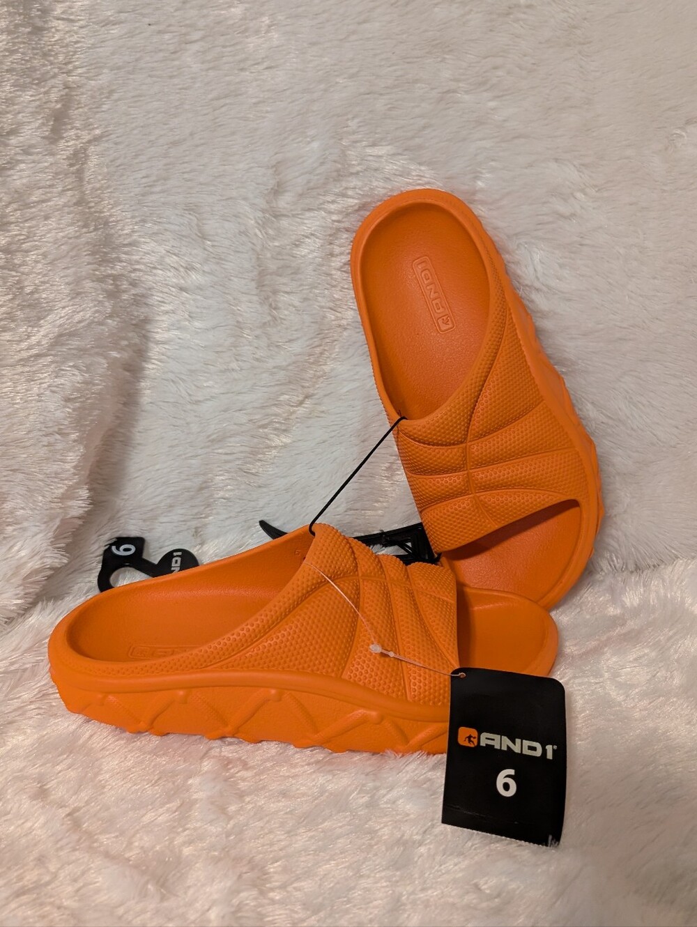 And1 Basketball Orange Men’s Slide Sandals
